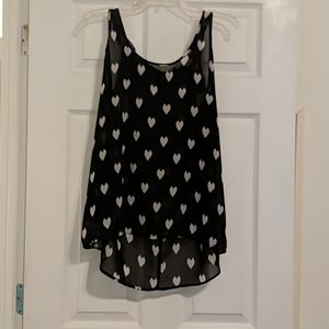 Sam Souci sleeveless sheer blouse